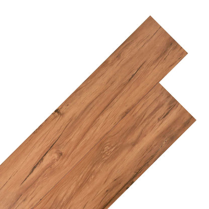 vidaXL Flooring Planks Brown 5.26 m² 18 pcs PVC 2