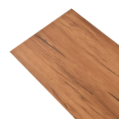 vidaXL Flooring Planks Brown 5.26 m² 18 pcs PVC 3