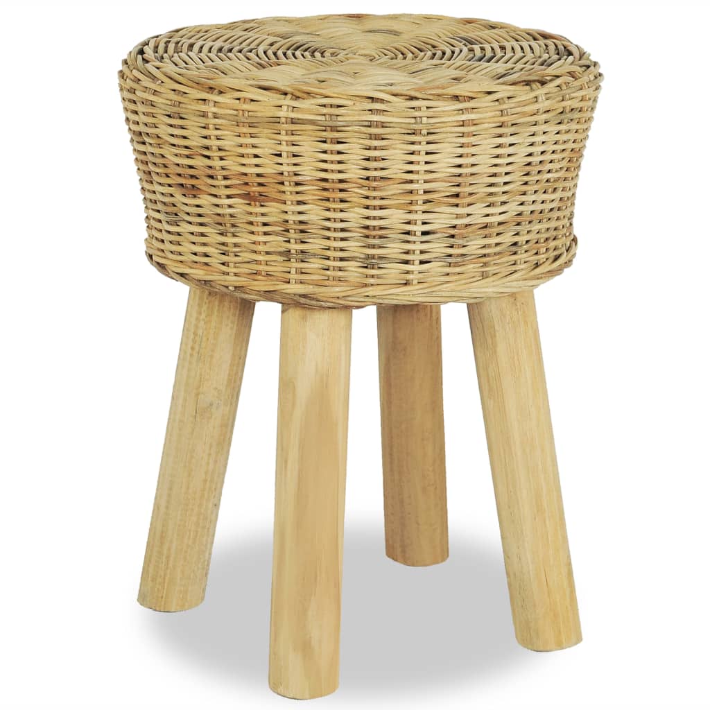 244578 vidaXL Bar Stool Natural Rattan 1