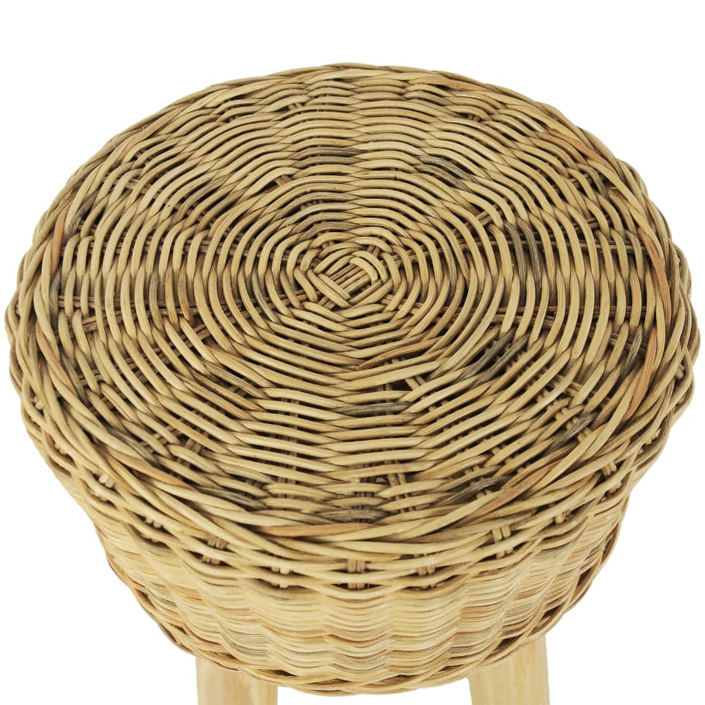 244578 vidaXL Bar Stool Natural Rattan 3