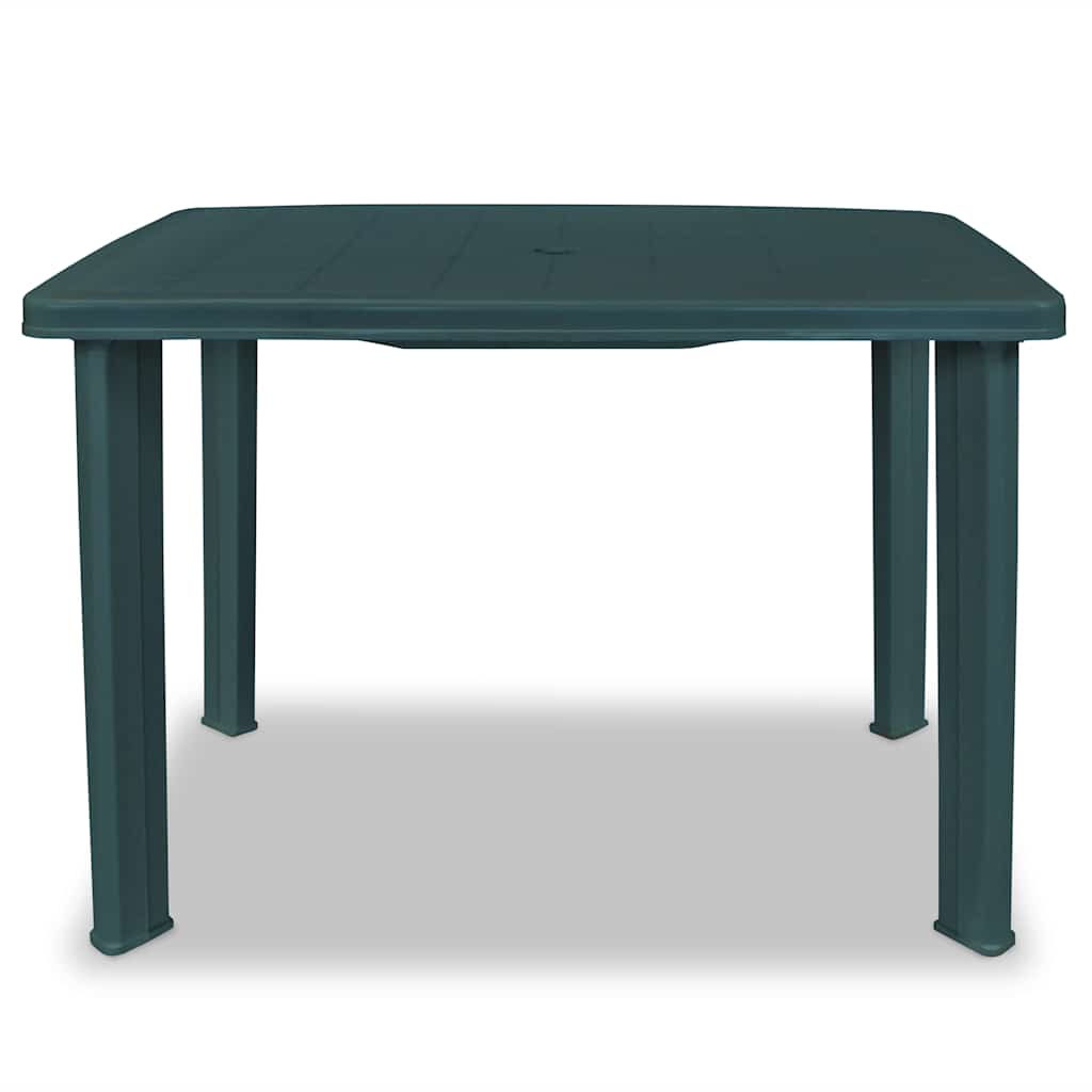 vidaXL Outdoor Table | Green | Plastic | Medium | Lightweight | Outdoor Table 2