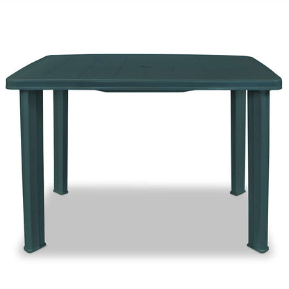 vidaXL Outdoor Table | Green | Plastic | Medium | Lightweight | Outdoor Table 2