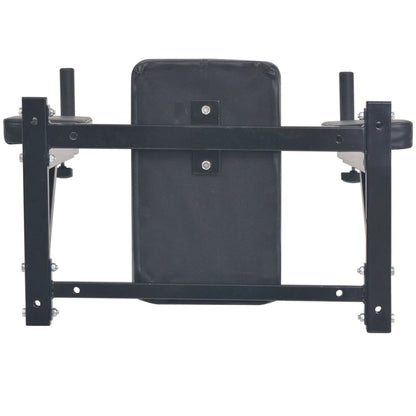 vidaXL Wall-mounted Fitness Dip Station Black 3