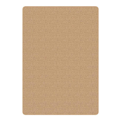 Area Rug Light Brown Jute Width 160 cm 230 cm