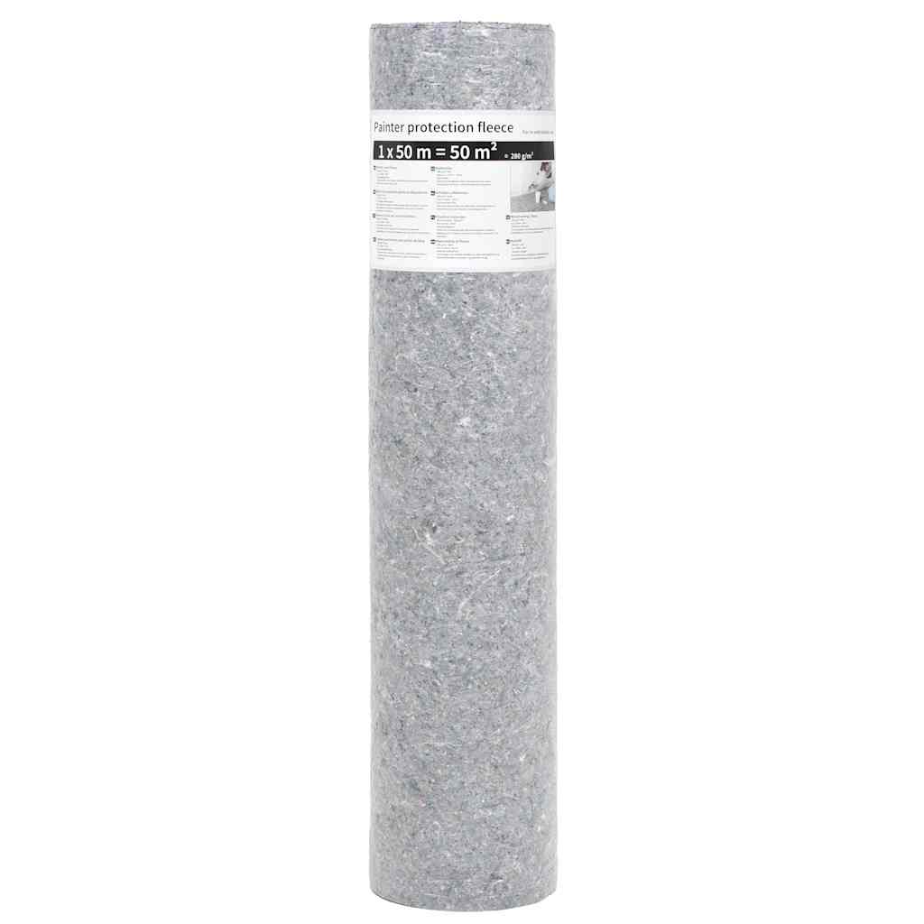 vidaXL Non-slip Painter Fleece 50 m 280 g/m² Grey 3