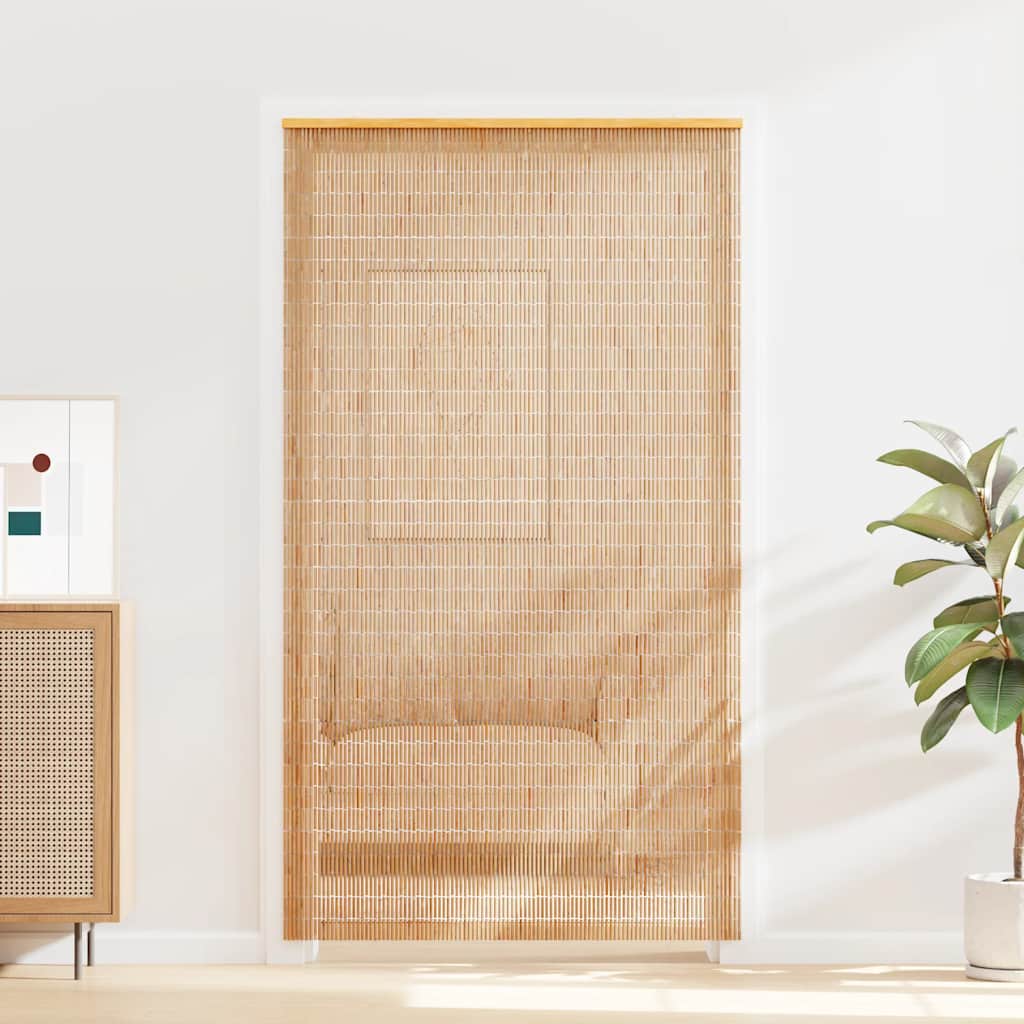 vidaXL Insect Door Curtain Bamboo