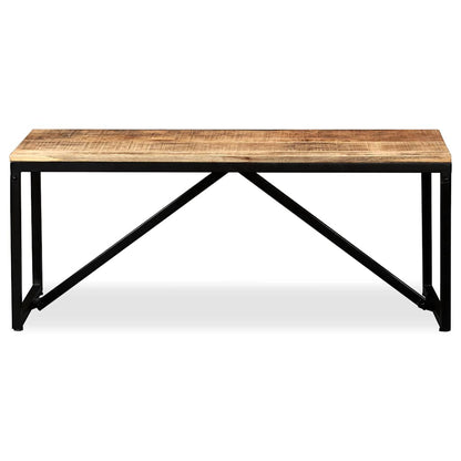 Bench Solid Mango Wood Brown