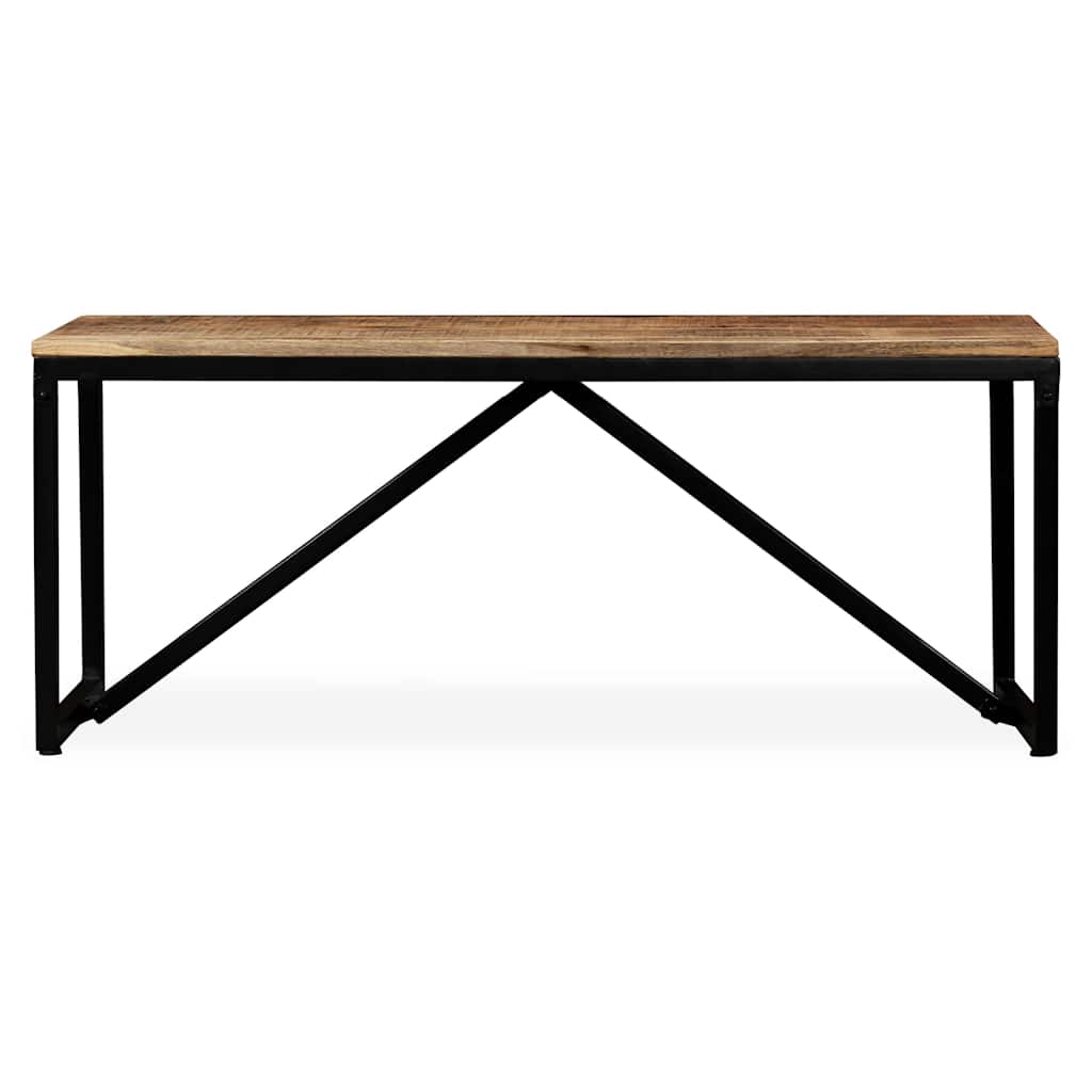 Bench Solid Mango Wood Brown