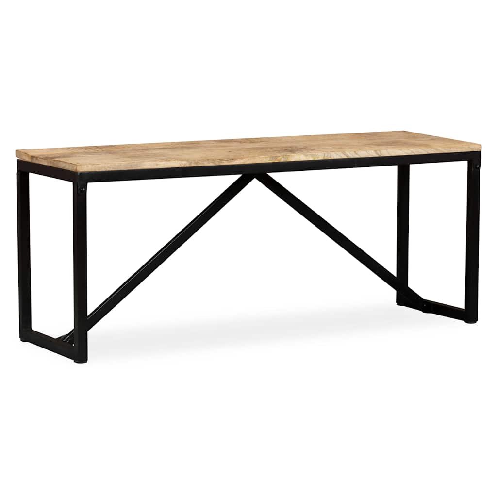 Bench Solid Mango Wood Brown