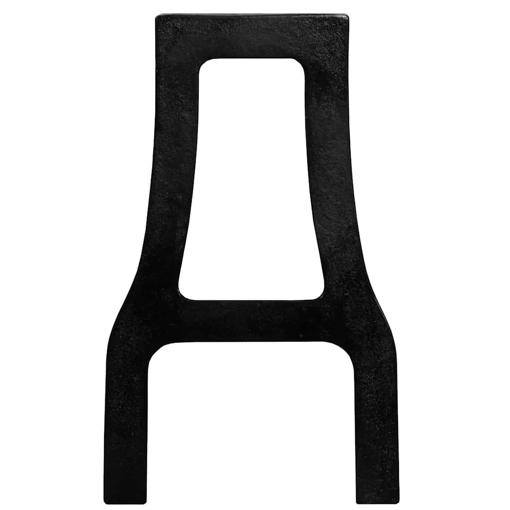 vidaXL Bench Leg | Set of 2 | Black | Cast iron | Medium | Durable | Bench Legs 4