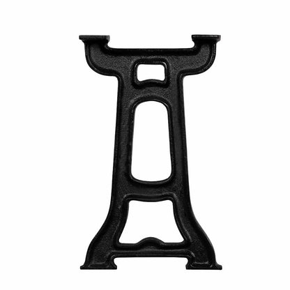 vidaXL Bench Leg | Set of 2 | Black | Solid Cast Iron | 25 x 41 cm | Durable 5