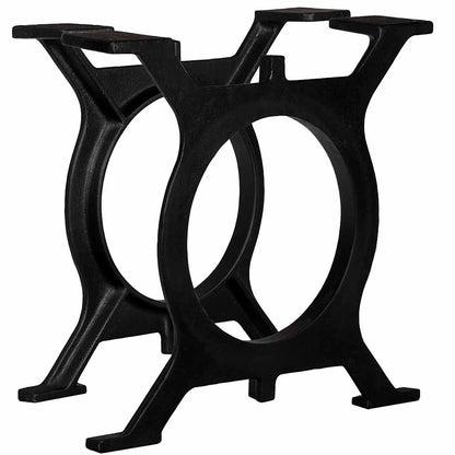vidaXL Legs 2 pcs Cast Iron