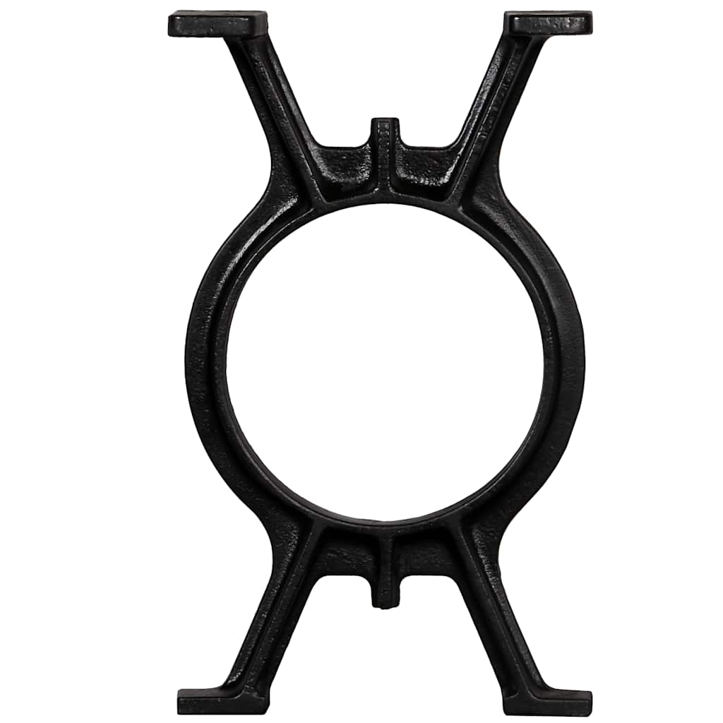 vidaXL Bench Leg | Set of 2 | Black | Cast Iron | Medium | Durable | Bench Leg 6