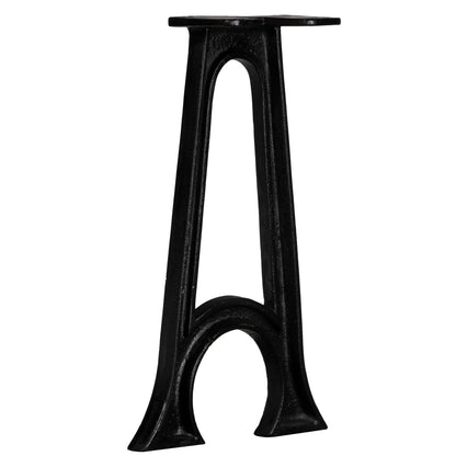 vidaXL Bench Leg | Set of 2 | Black | Cast iron | Medium | Durable 3
