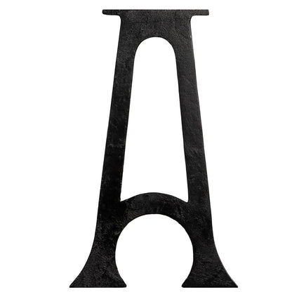 vidaXL Bench Leg | Set of 2 | Black | Cast iron | Medium | Durable 6