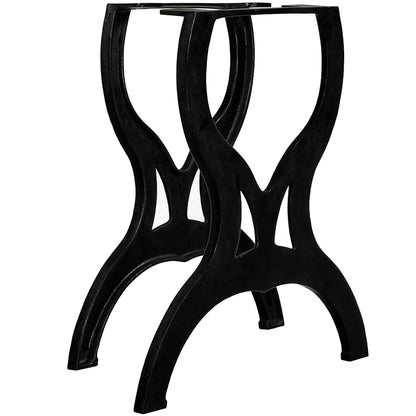 vidaXL Legs 2 pcs Cast Iron
