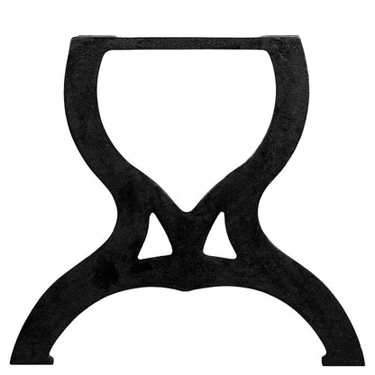 245433 vidaXL Coffee Table Legs 2 pcs X-Frame Cast Iron 5
