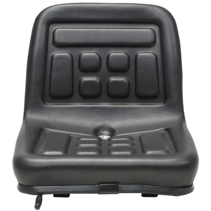vidaXL Universal Tractor Seat Black 2