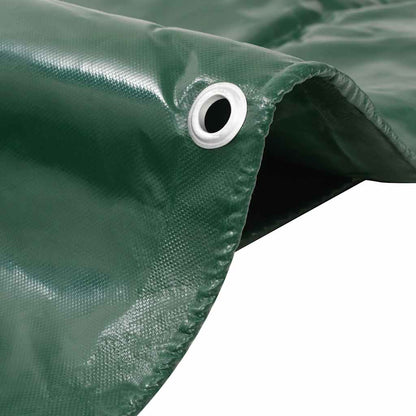 vidaXL Tarpaulins Green 3 x 4 m Canvas with PVC Coating 2