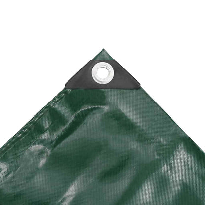 vidaXL Tarpaulins Green 3 x 4 m Canvas with PVC Coating 3