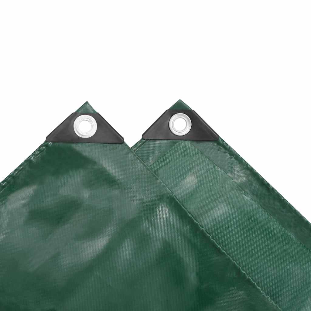 vidaXL Tarpaulins Green 3 x 4 m Canvas with PVC Coating 4