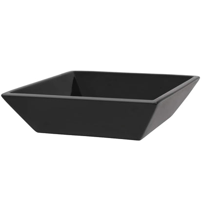 vidaXL Basin Ceramic Square Black 41.5x41.5x12 cm 4