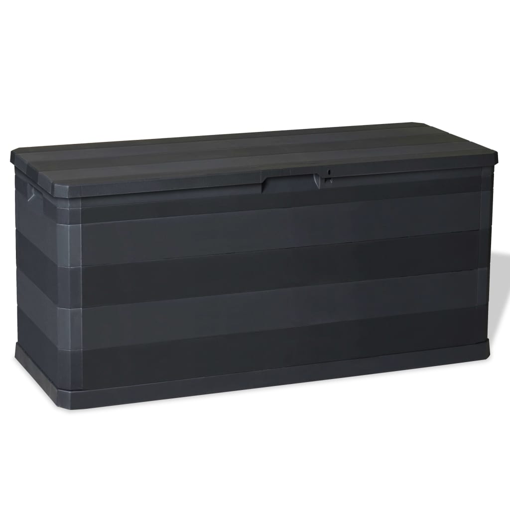 vidaXL Storage Box | Black | Polypropylene | Medium | Storage Box | Rectangular 1