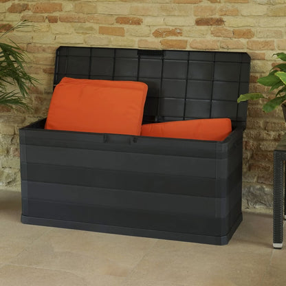 vidaXL Storage Box | Black | Polypropylene | Medium | Storage Box | Rectangular 4