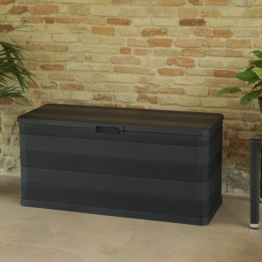 vidaXL Storage Box | Black | Polypropylene | Medium | Storage Box | Rectangular 6
