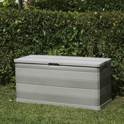 vidaXL Outdoor Storage Box | Light grey | Polypropylene | 117x45x56 cm 6