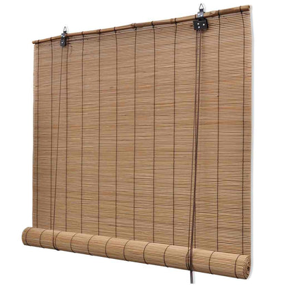 vidaXL Roller Blind Bamboo 150x160 cm Brown 2