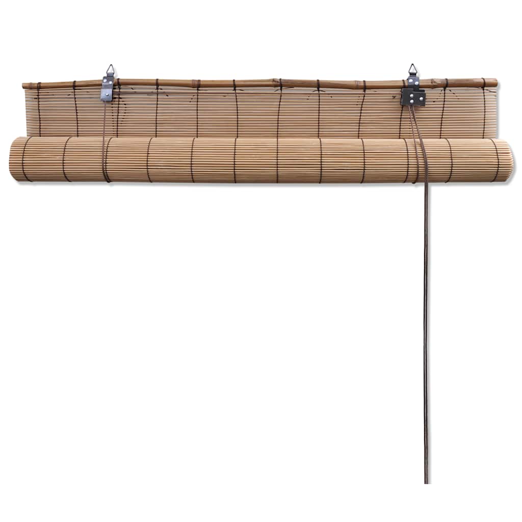vidaXL Roller Blind Bamboo 150x160 cm Brown 4