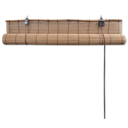 vidaXL Roller Blind Bamboo 150x160 cm Brown 4