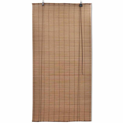 vidaXL Roller Blind Bamboo 140x220 cm Brown 3