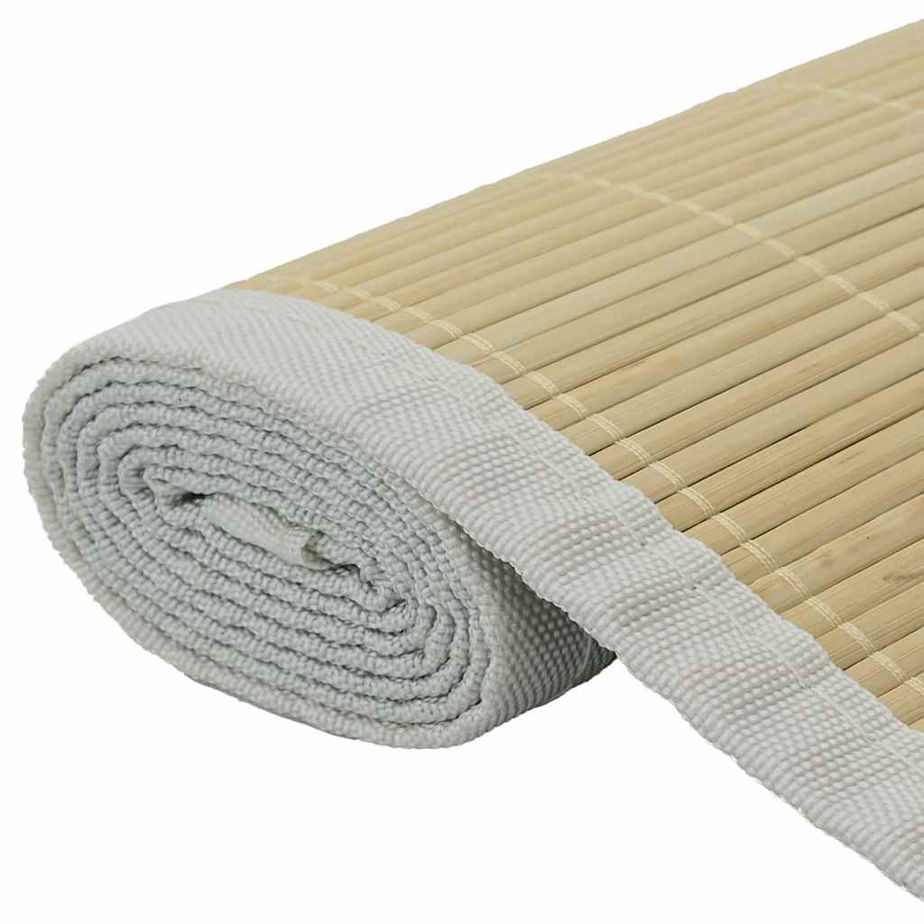 vidaXL Rug Bamboo 160x230 cm Natural 6