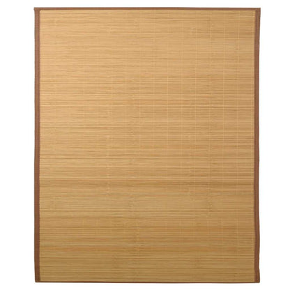 Rectangular Bamboo Rug Brown 160 cm 230 cm