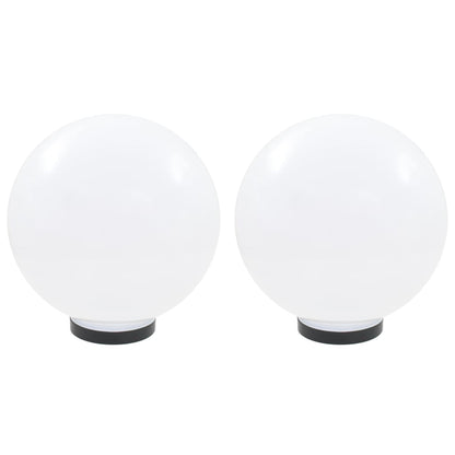 vidaXL Bowl Lamp | Set of 2 | White | Polymethyl Methacrylate | 30 cm diameter 2
