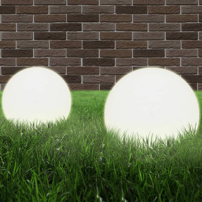 vidaXL Bowl Lamp | Set of 2 | White | Polymethyl Methacrylate | 30 cm diameter 1