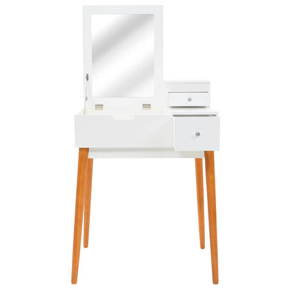 245752 vidaXL Dressing Table with Mirror MDF 60x50x86 cm 6