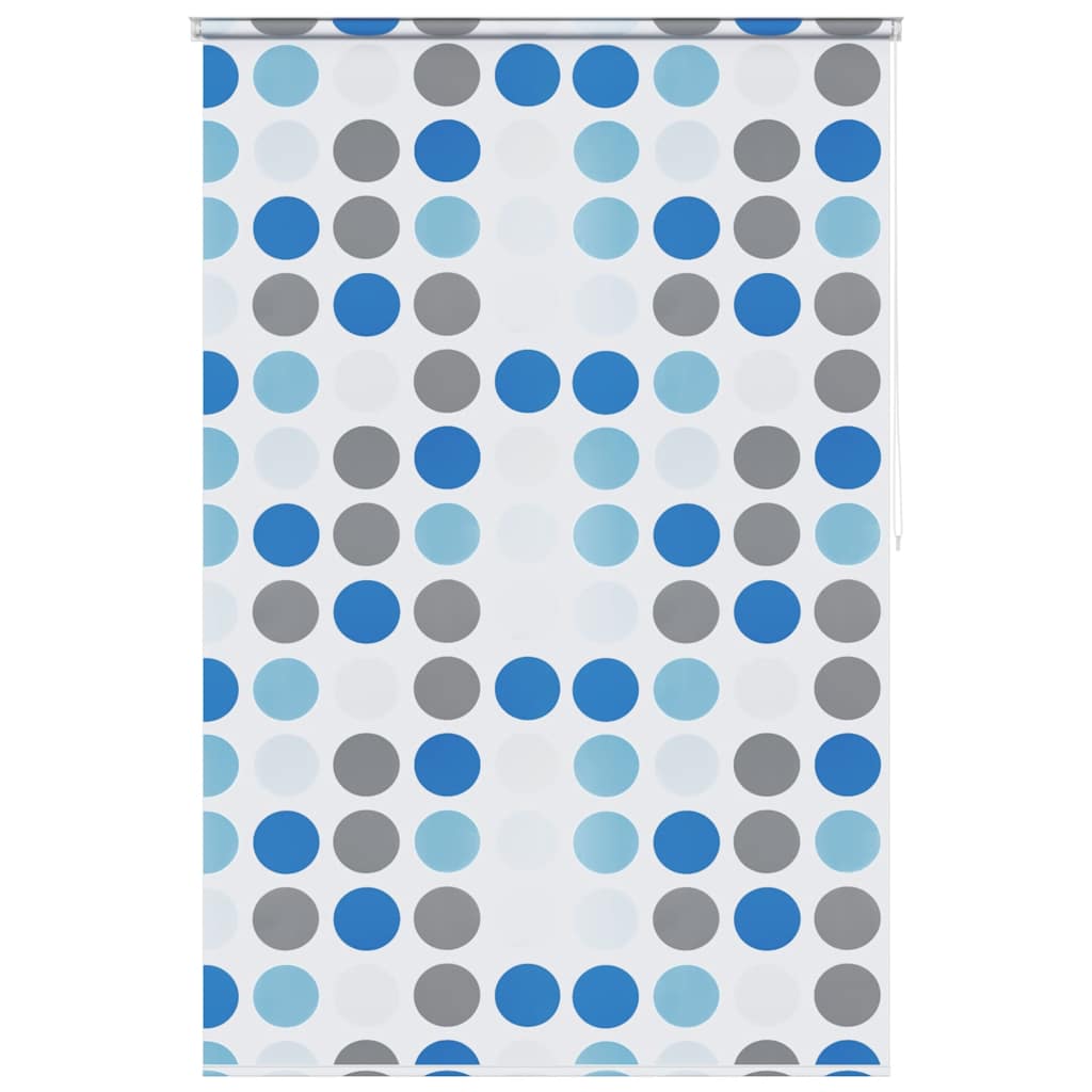 vidaXL Shower Roller Blind | Blue, Grey, White | EVA with aluminium parts 2