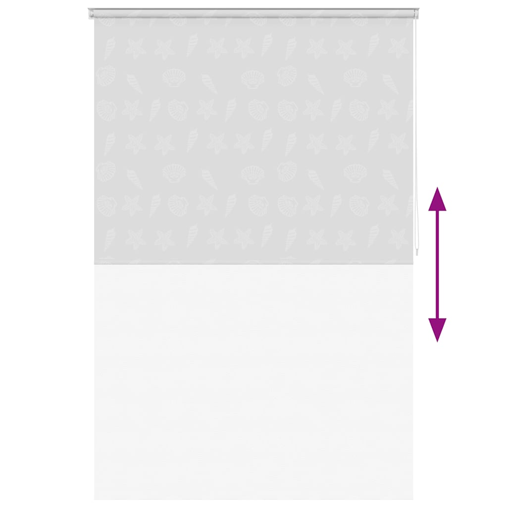 vidaXL Shower Roller Blind 140x240 cm Sea Star 5