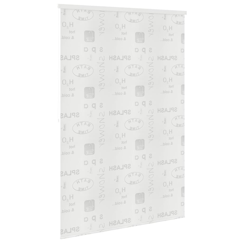 142874 vidaXL Shower Roller Blind 140x240 cm Splash 4