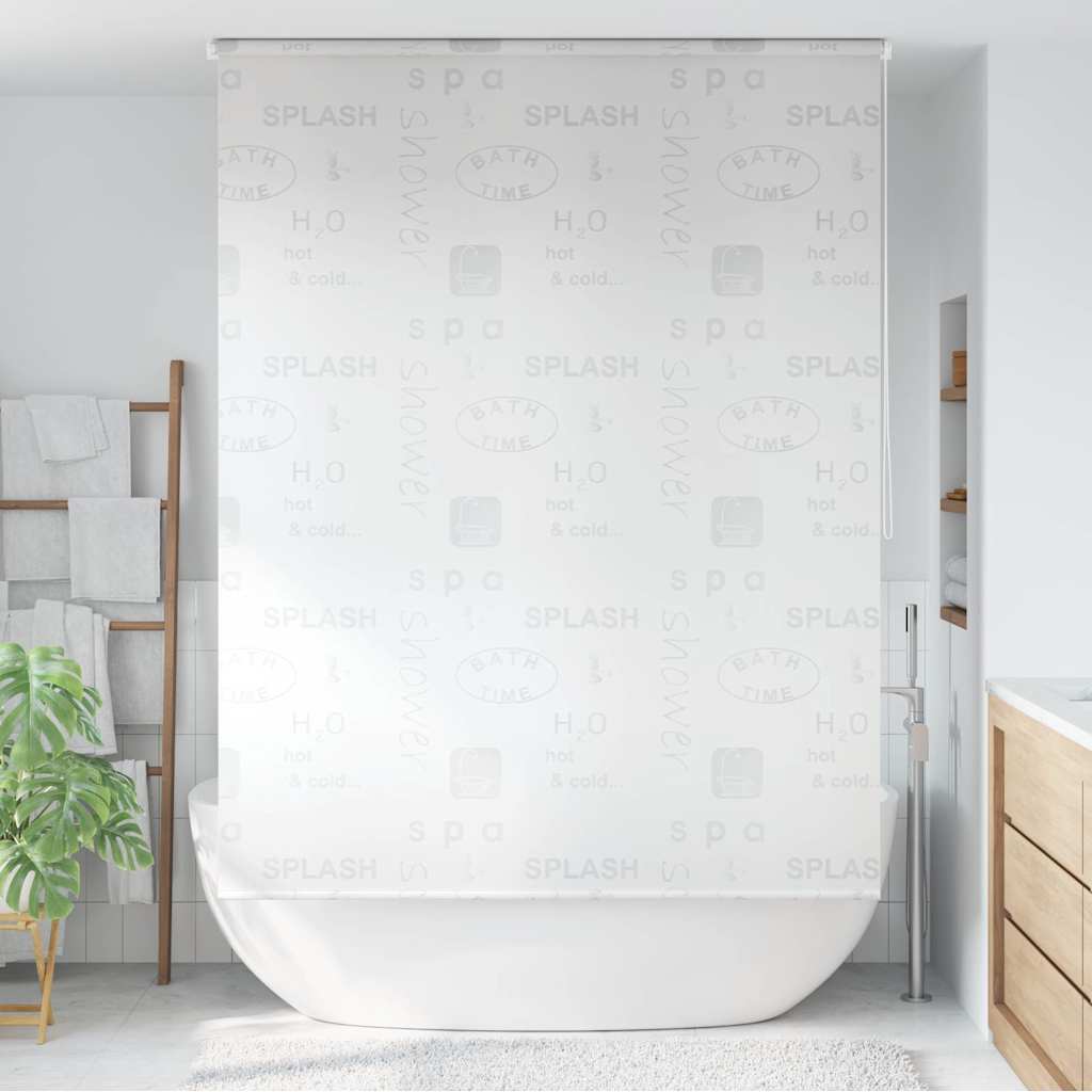 142874 vidaXL Shower Roller Blind 140x240 cm Splash 1