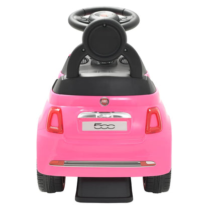 vidaXL Ride-on Car Fiat 500 Pink 4