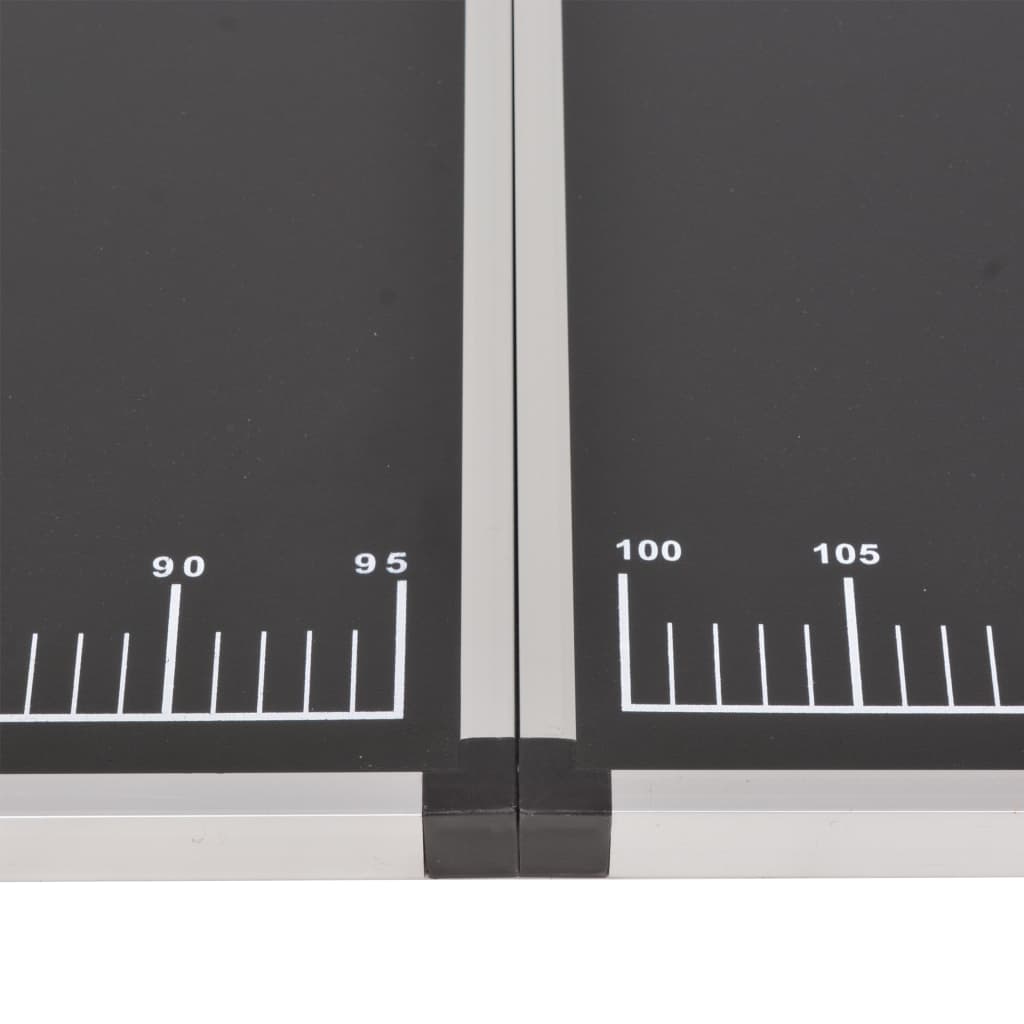vidaXL Pasting Table | Black | MDF, Aluminium, Steel | 200x60 cm | Foldable 6