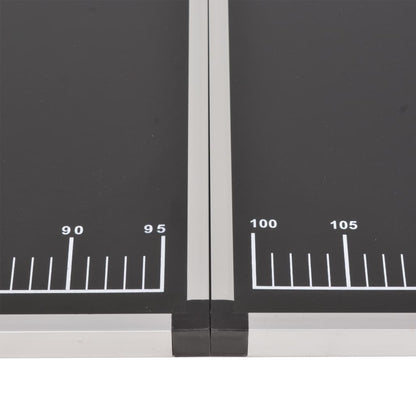 vidaXL Pasting Table | Black | MDF, Aluminium, Steel | 200x60 cm | Foldable 6