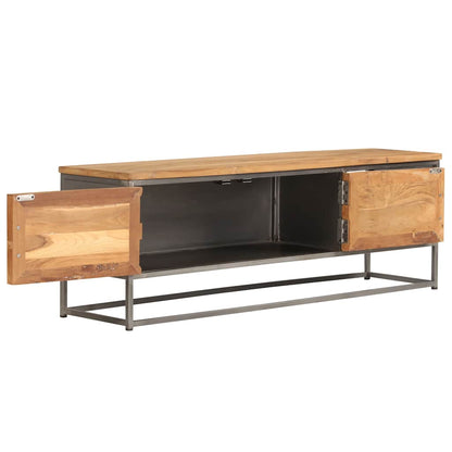 vidaXL TV Cabinet | Recycled Teak | Recycled Teak and Steel | Medium 4