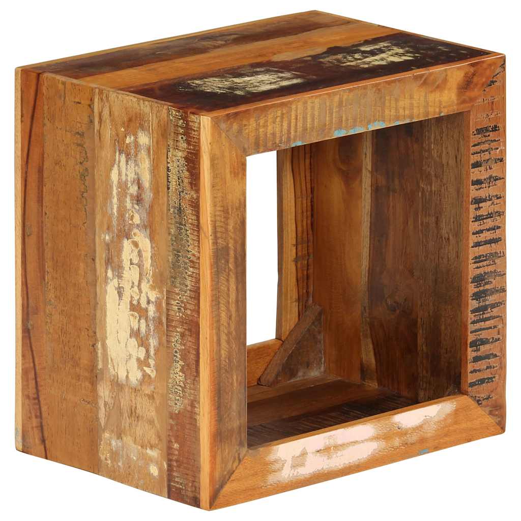 246270 vidaXL Stool 40x30x40 cm Solid Reclaimed Wood 5