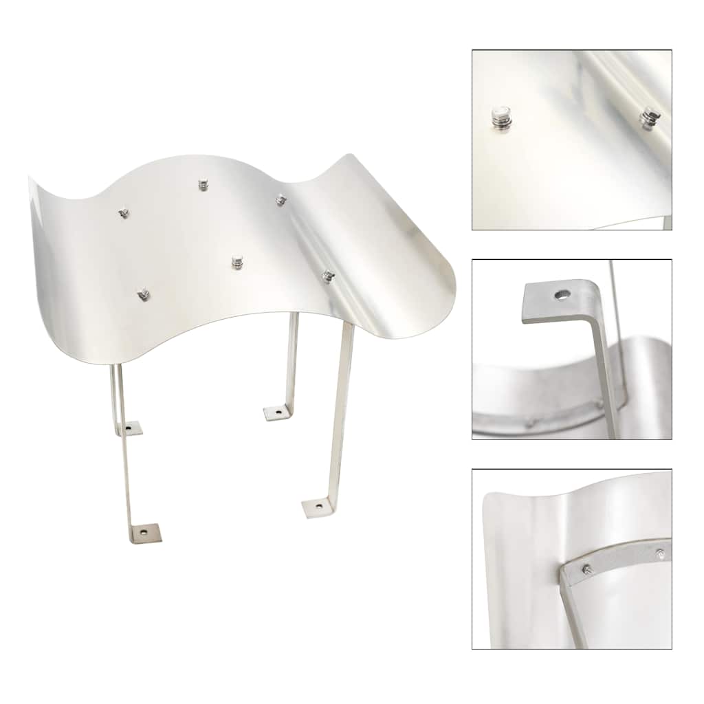 Chimney Cowl Stainless Steel 50 cm 37 cm 50 cm