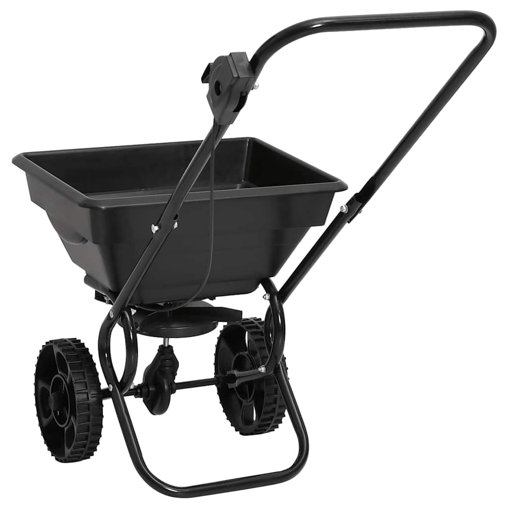 vidaXL Walk Behind Salt Spreader PVC and Steel 80x46x75 cm 15 L 4